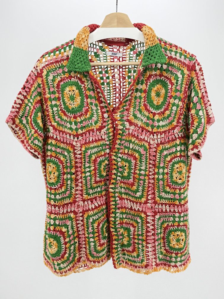 Bode Manchester Crochet XL/XXL Size US L / EU 52-54 / 3 - 1 Thumbnail