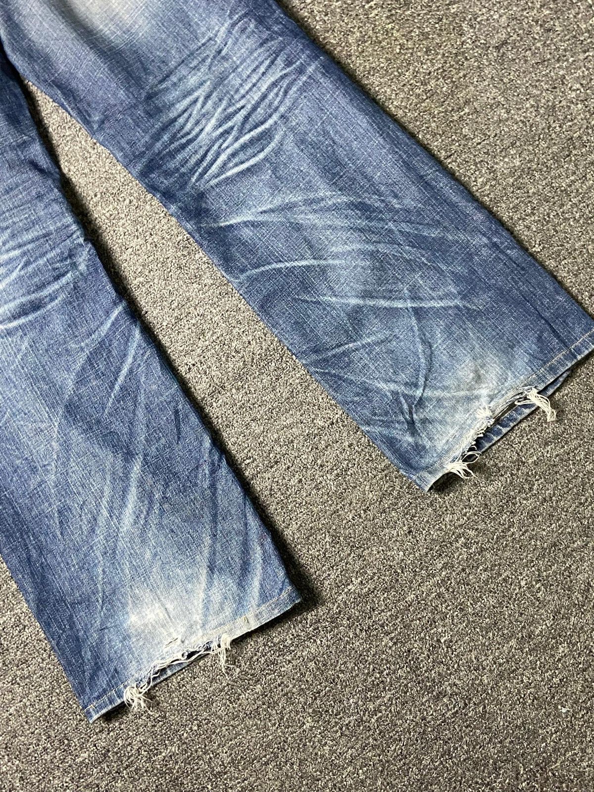 Hysteric Glamour × Japanese Brand × Vintage Vintage LOLITA JEANS Distressed Flared Jeans (132) Size US 36 / EU 52 - 9 Thumbnail