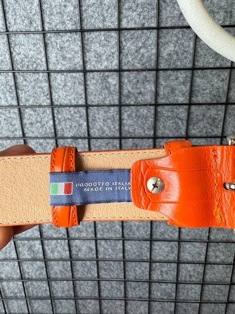 Genuine Leather Leather Belt Snake Pattern Size ONE SIZE - 3 Thumbnail