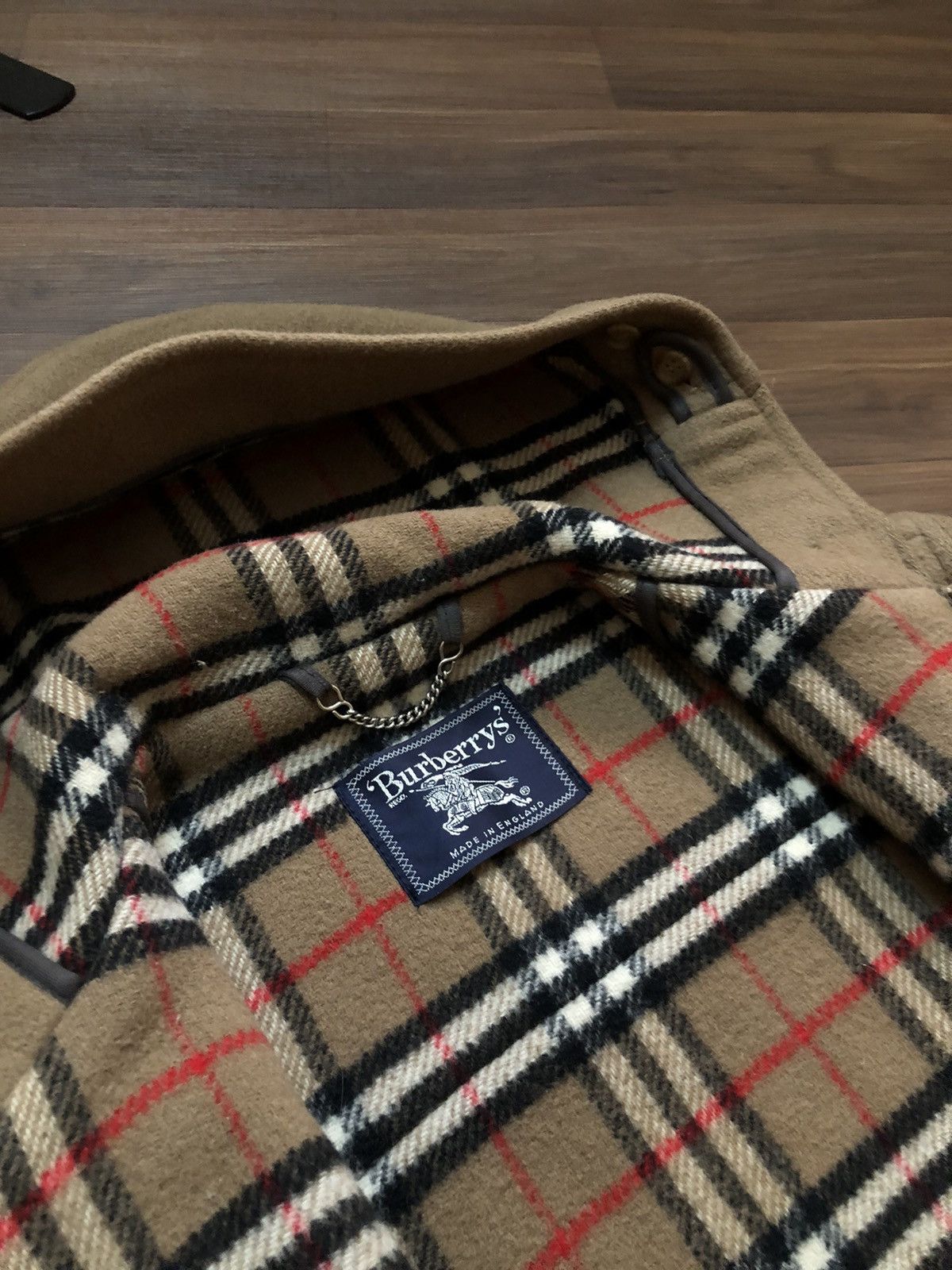 American Trench × Burberry Manteau vintage en laine et cachemire Burberry Size 38L - 3 Thumbnail