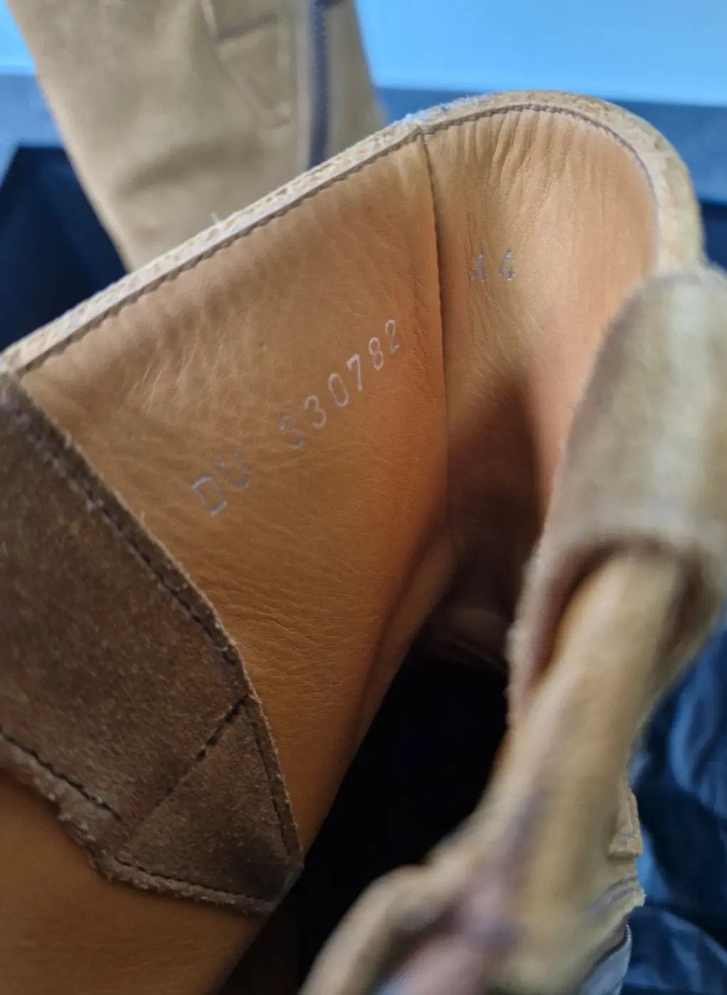 Saint Laurent Paris AW13 Ochre Suede Cowboy Boots Size US 11 / EU 44 - 6 Thumbnail