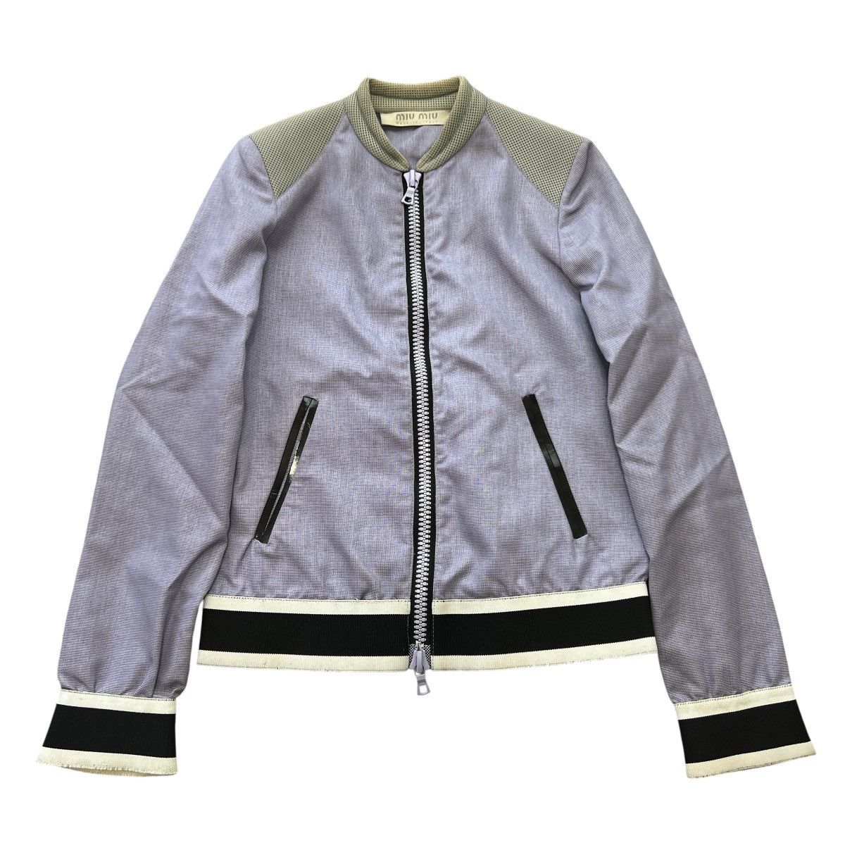 Miu Miu Mesh Padded Light Jacket