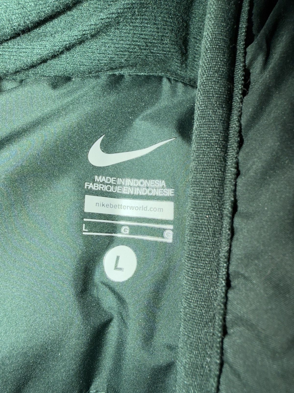 Nike Nike Michigan State Puffer Zip Vest Size US L / EU 52-54 / 3 - 3 Thumbnail