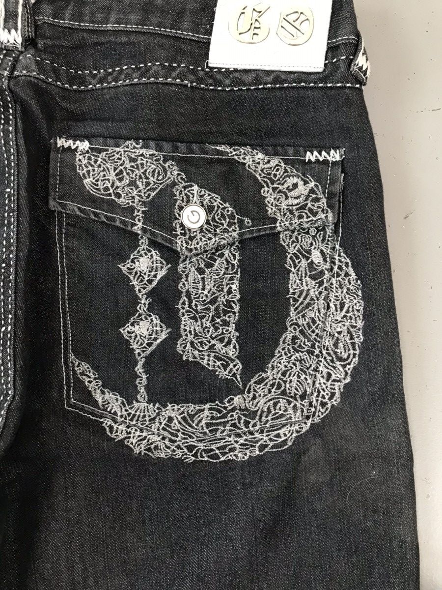 JNCO × Southpole × Vintage Crazy vintage embroidered gao denim jort Size US 40 / EU 56 - 10 Thumbnail
