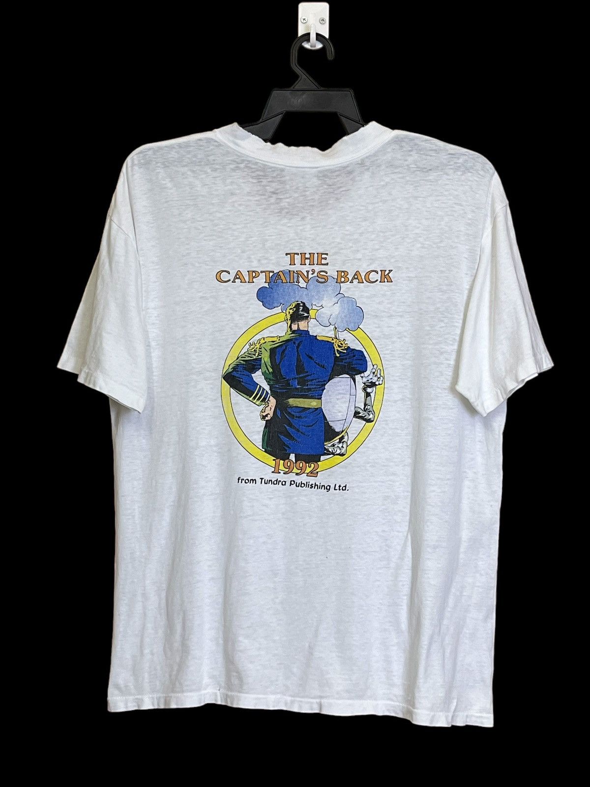 Vintage VINTAGE 90s CAPTAIN STERNN by BERNIE WRIGHTSON 1992 T SHIRT Size US L / EU 52-54 / 3 - 2 Thumbnail