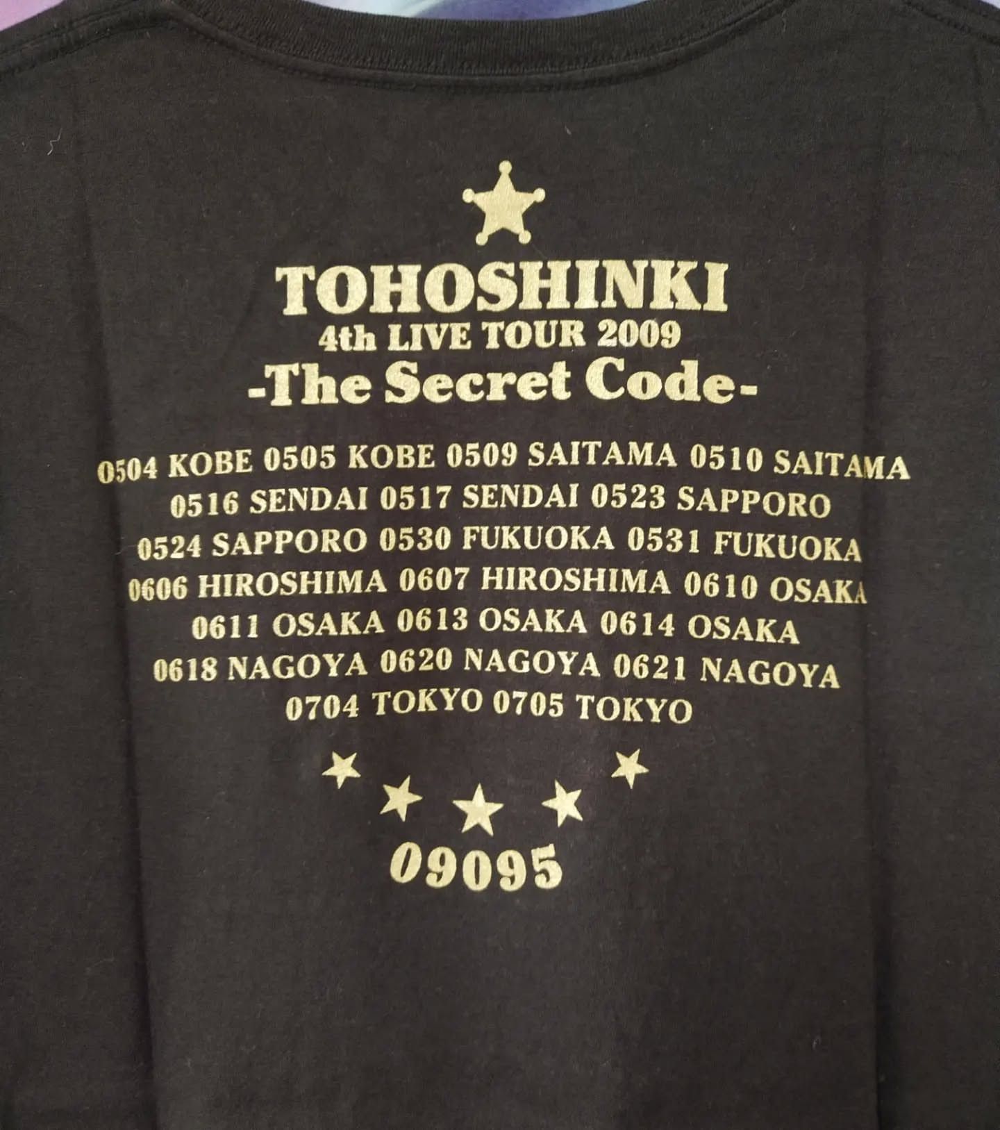 Band Tees TVXQ Tohoshinki Live Tour 2009 Music Tee Size S / US 4 / IT 40 - 4 Thumbnail