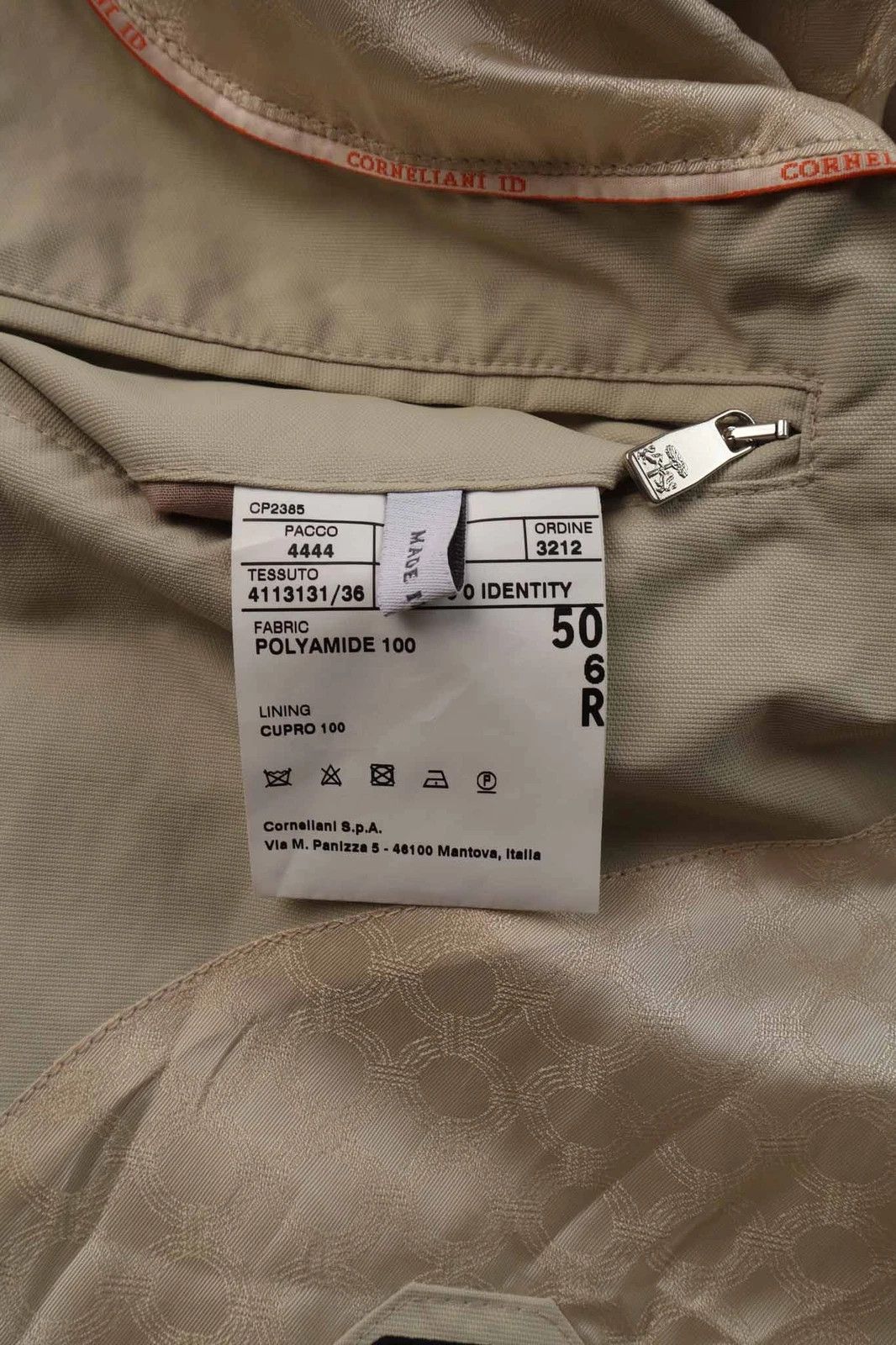 Corneliani Corneliani ID Beige Lightweight Full Zip Casual Jacket Size US L / EU 52-54 / 3 - 6 Thumbnail