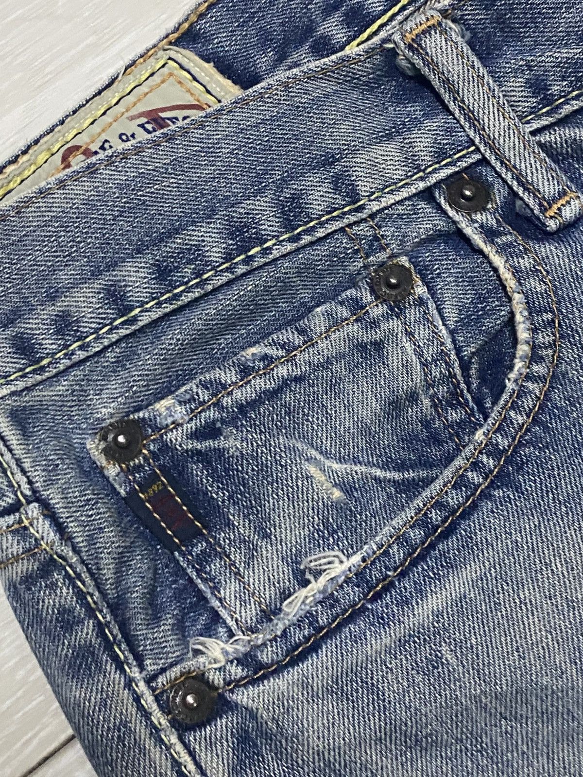 Abercrombie & Fitch Vintage Ambercrombie & Fitch 00257 Baggy Wide Leg Jeans Size US 35 - 10 Thumbnail