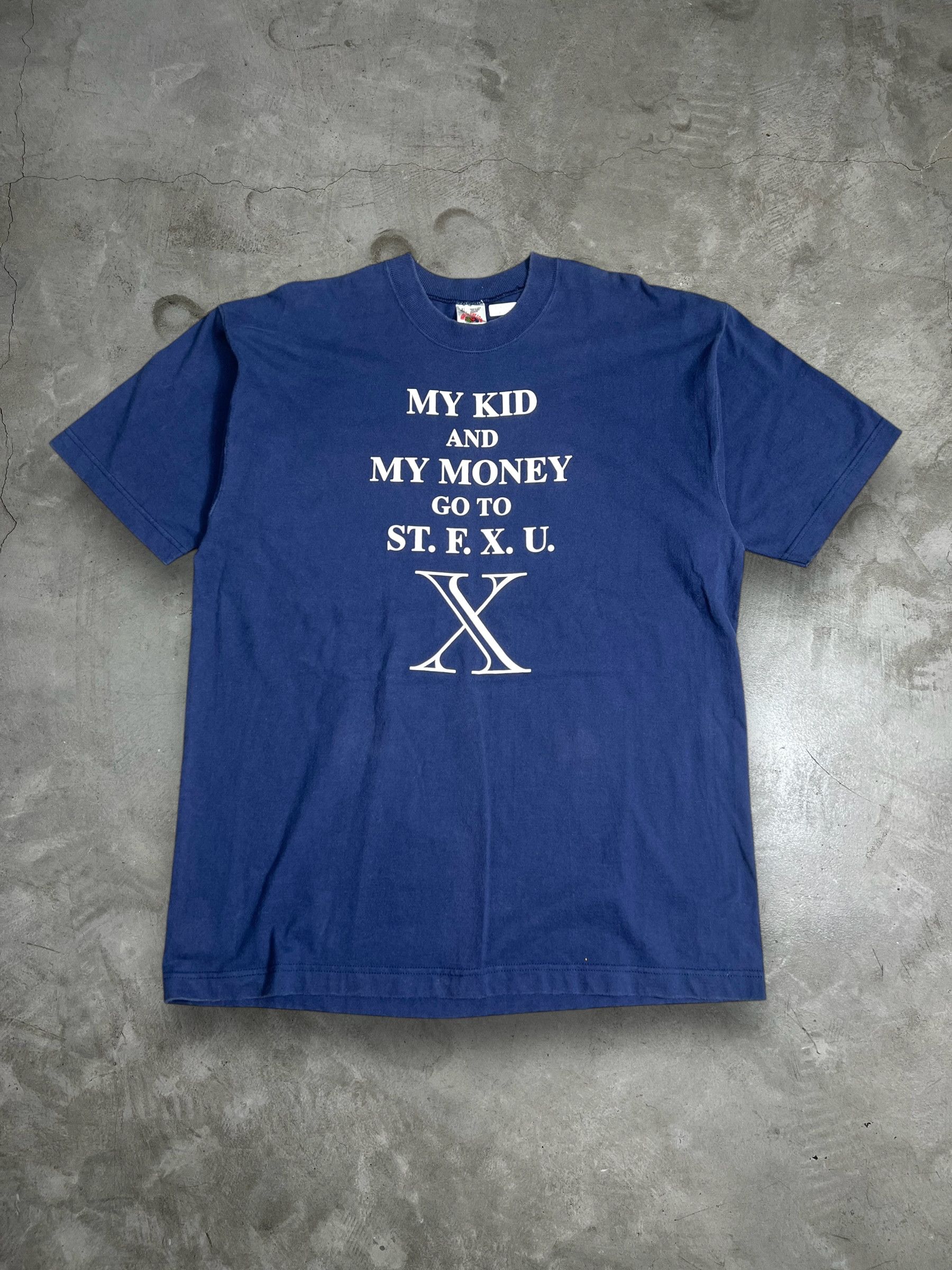 Fruit Of The Loom × Vintage Vintage 90s Funny Parody Slogan Graphic Tee (XL) GTME557 Size US XL / EU 56 / 4 - 1 Thumbnail