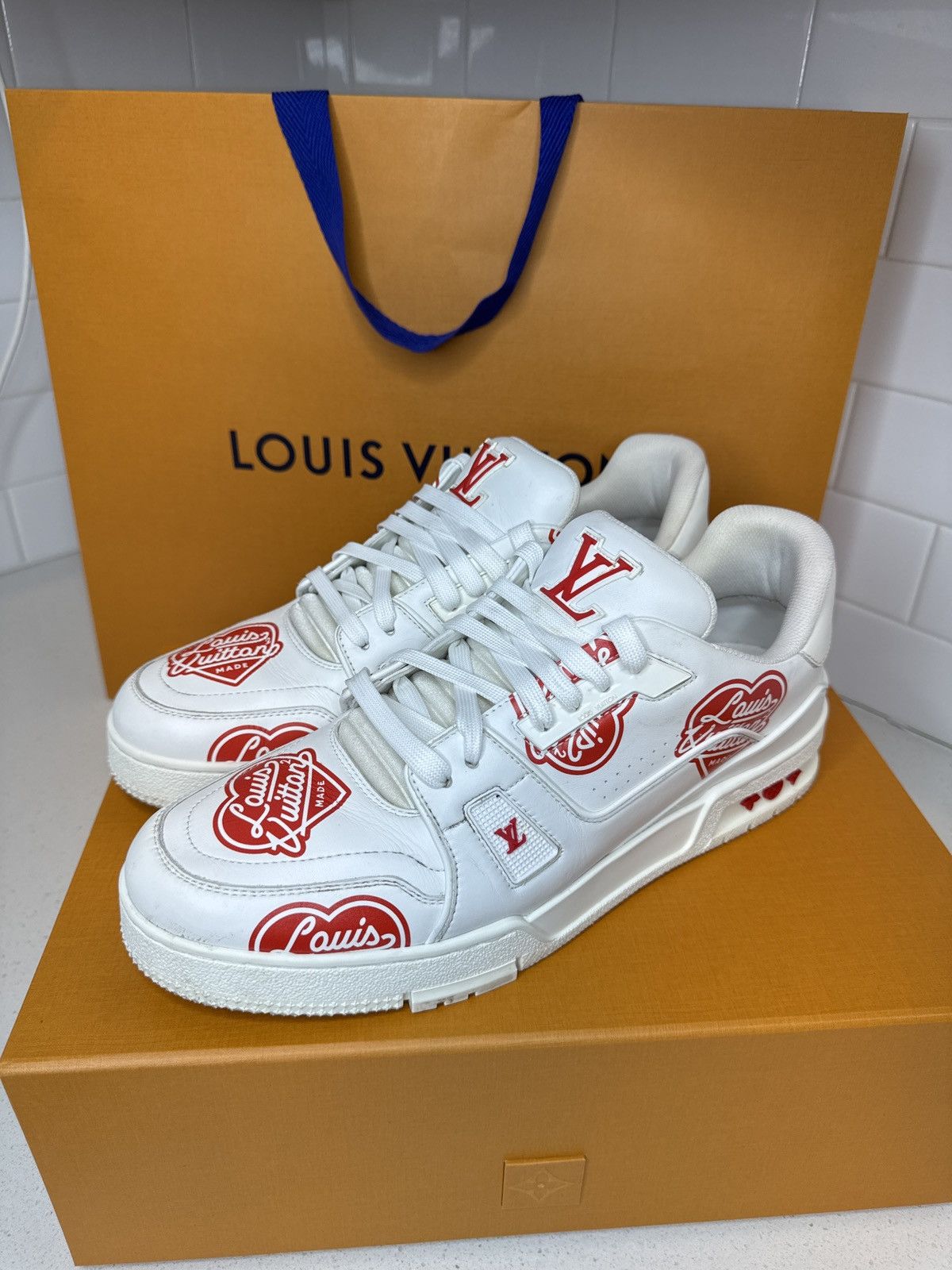 Louis Vuitton Louis vuitton trainer nigo “Human Made” Size US 10.5 / EU 43-44 - 2 Thumbnail
