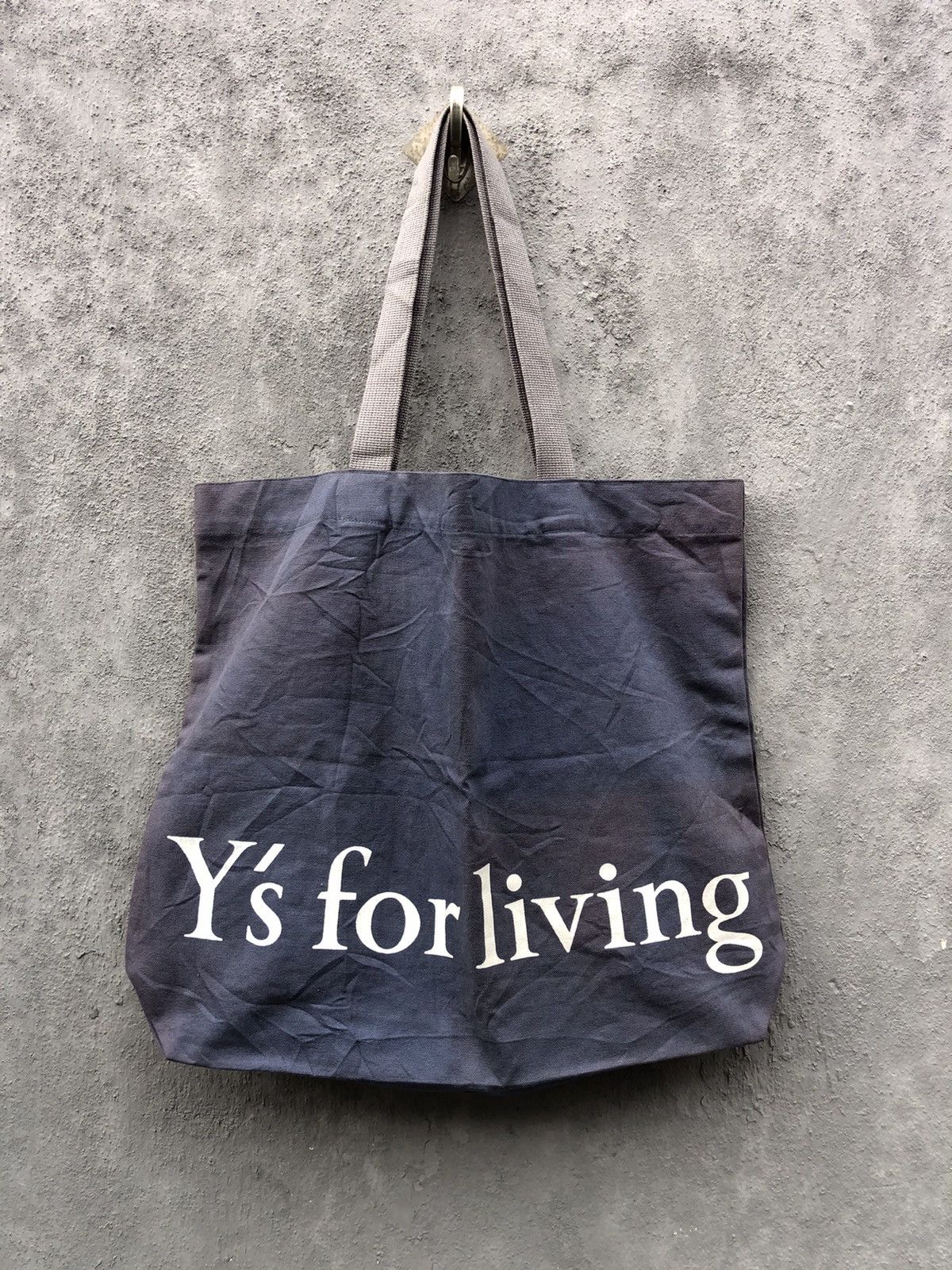 Yohji Yamamoto Yohji Yamamoto Tote Bag Big Logo Canvas Size ONE SIZE - 3 Thumbnail