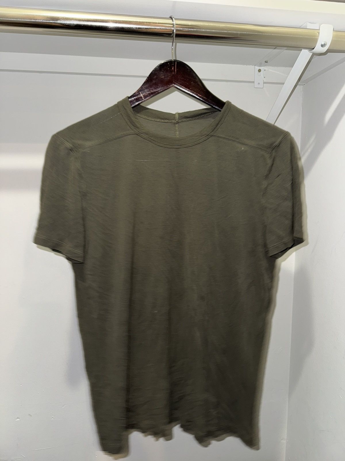 Rick Owens Rick Owens T-shirt in khaki green small Size US S / EU 44-46 / 1 - 2 Thumbnail