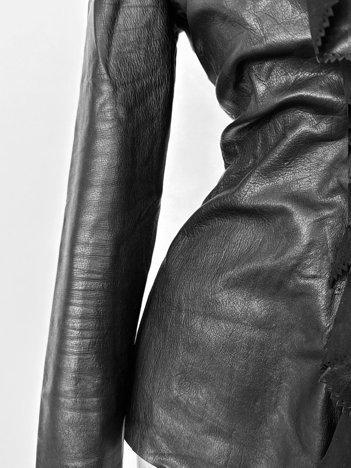 Roberto Cavalli Runway Roberto Cavalli leather blouse Size S / US 4 / IT 40 - 3 Thumbnail