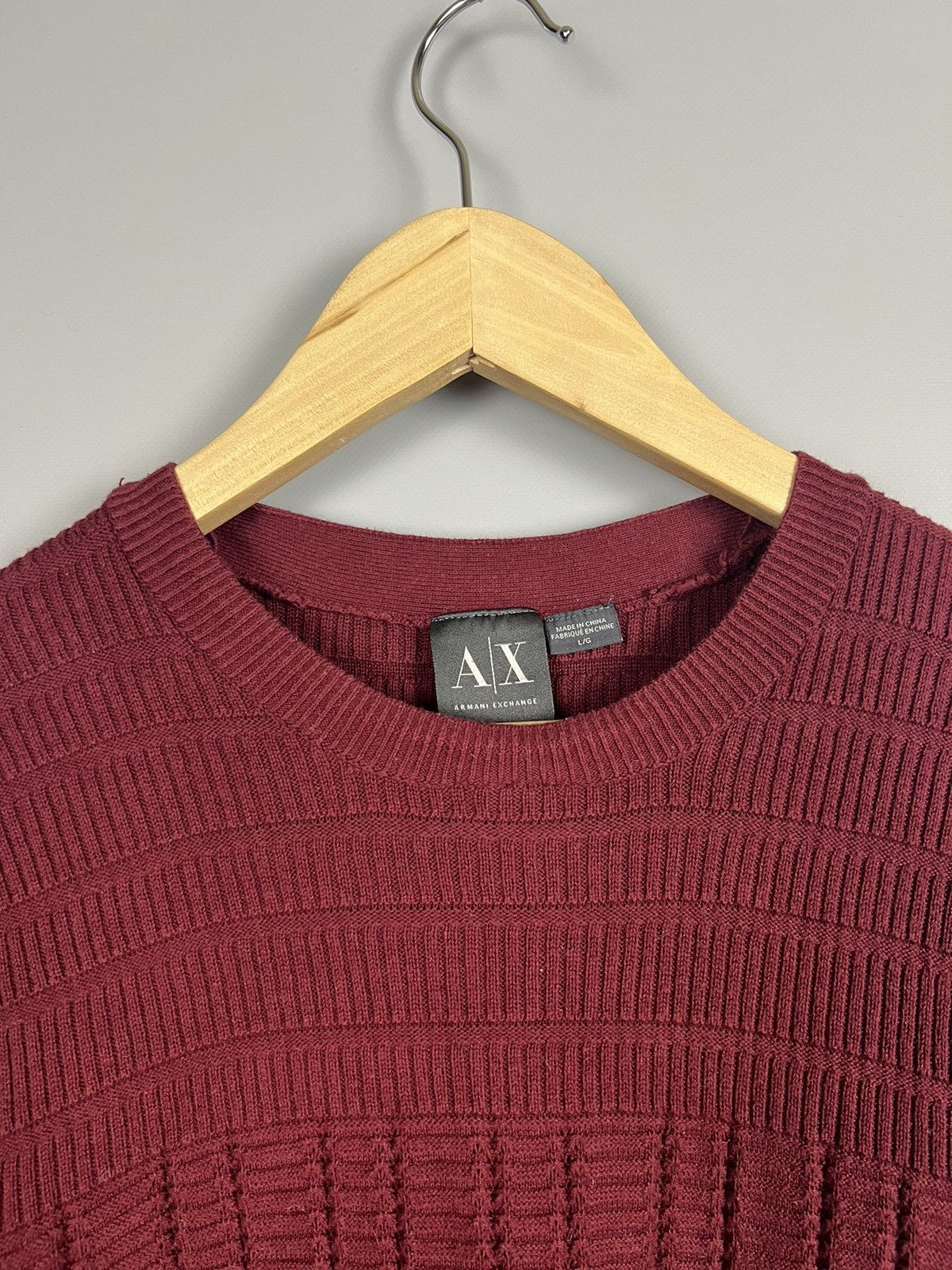 Armani Exchange L Armani Exchange men's cotton sweater Size US L / EU 52-54 / 3 - 2 Thumbnail