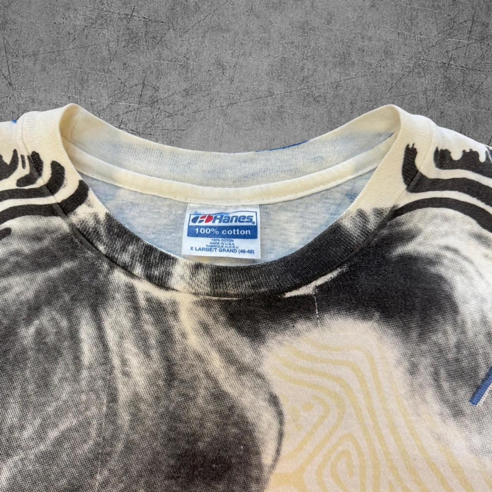 Band Tees Vintage 90s Jim Morison AOP Big Face Tee Size US XL / EU 56 / 4 - 5 Thumbnail