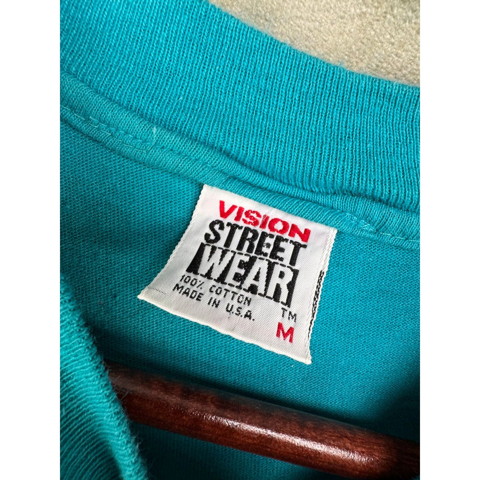Vintage × Vision Streetwear Vintage Vision Street Wear Skate To Live Skate Boards Tee Size US M / EU 48-50 / 2 - 4 Thumbnail