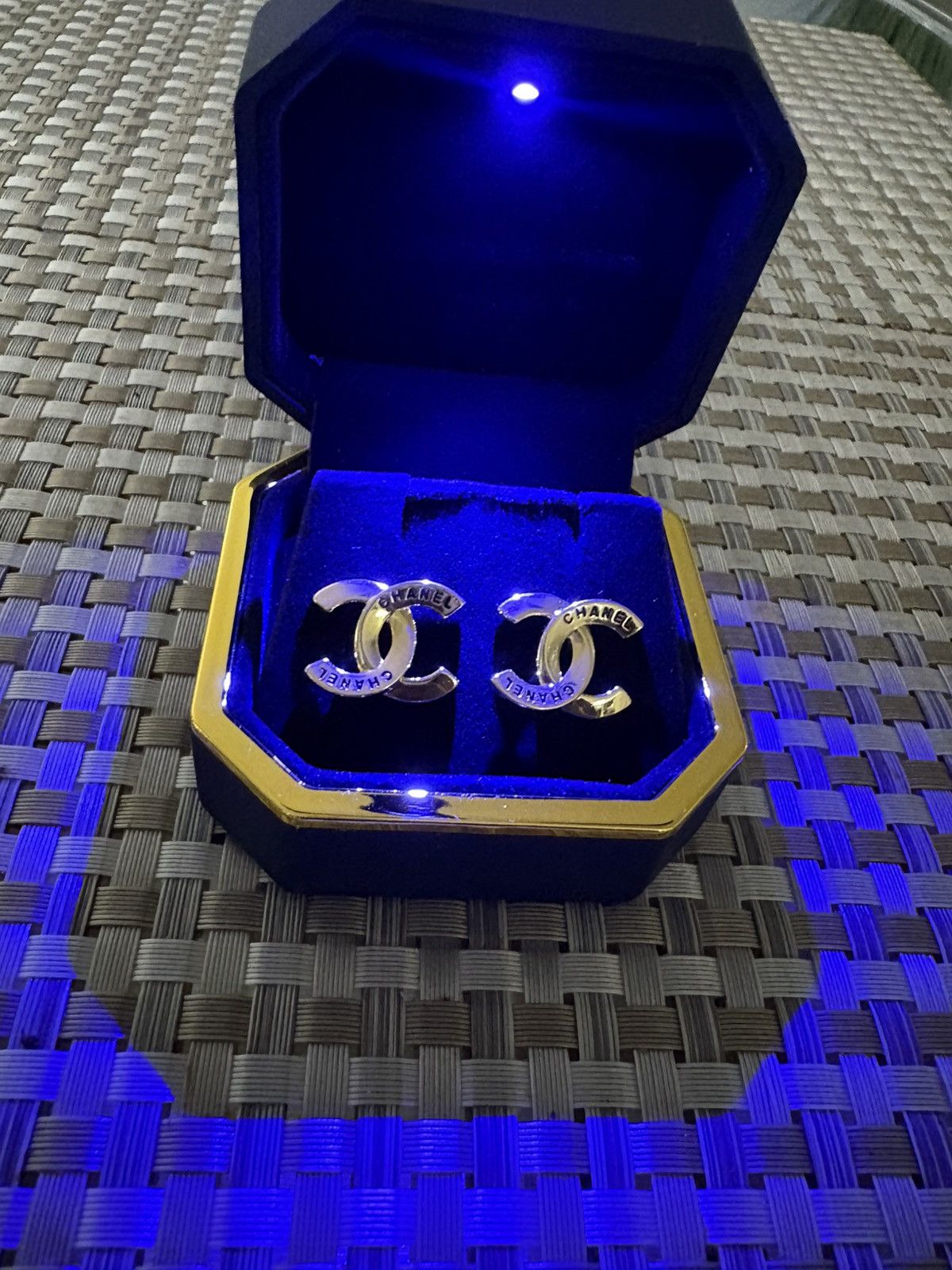 Chanel Chanel Vintage Gold Plated Stud Earrings Size ONE SIZE - 5 Thumbnail