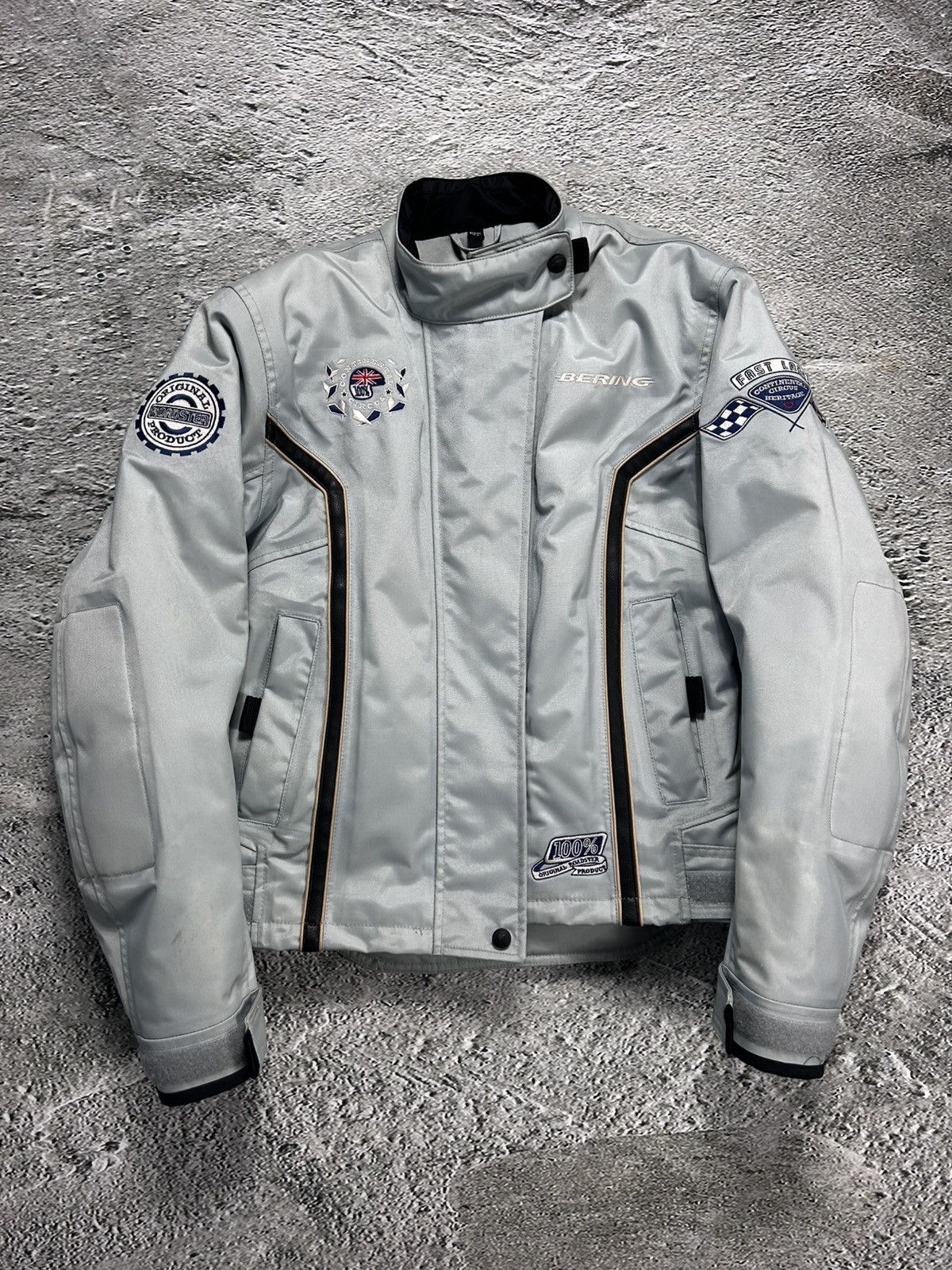 Vintage Bering Racing Jacket vintage grey Size US S / EU 44-46 / 1 - 1 Thumbnail