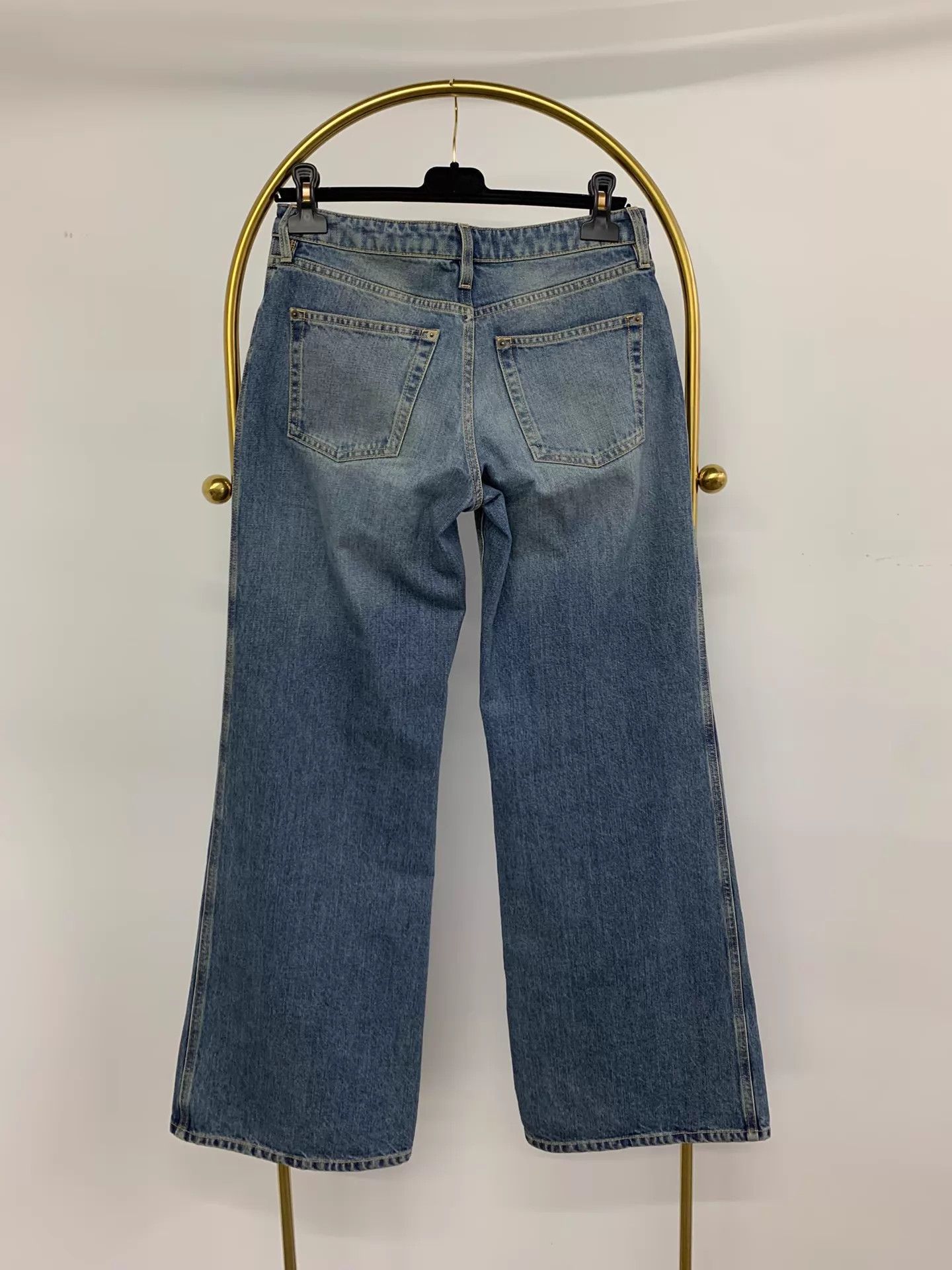 Louis Vuitton LV Monogram Paneled Jeans 38 Size 27" / US 4 / IT 40 - 3 Thumbnail