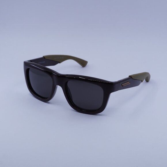 Bottega Veneta Bottega Veneta BV1233S 003 Sunglasses Brown Square Frame Size ONE SIZE - 1 Thumbnail