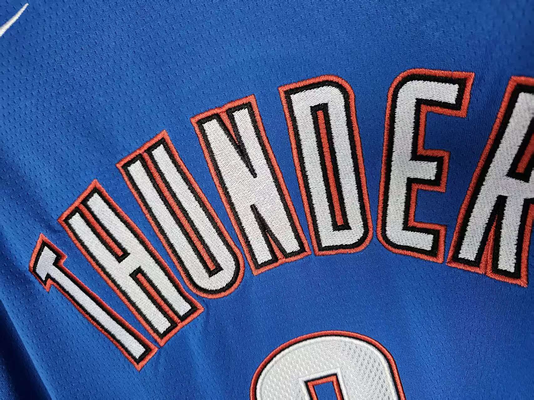 NBA Thunder 2 Shai Gilgeous-Alexander Jersey Double Stitched Size US M / EU 48-50 / 2 - 7 Thumbnail