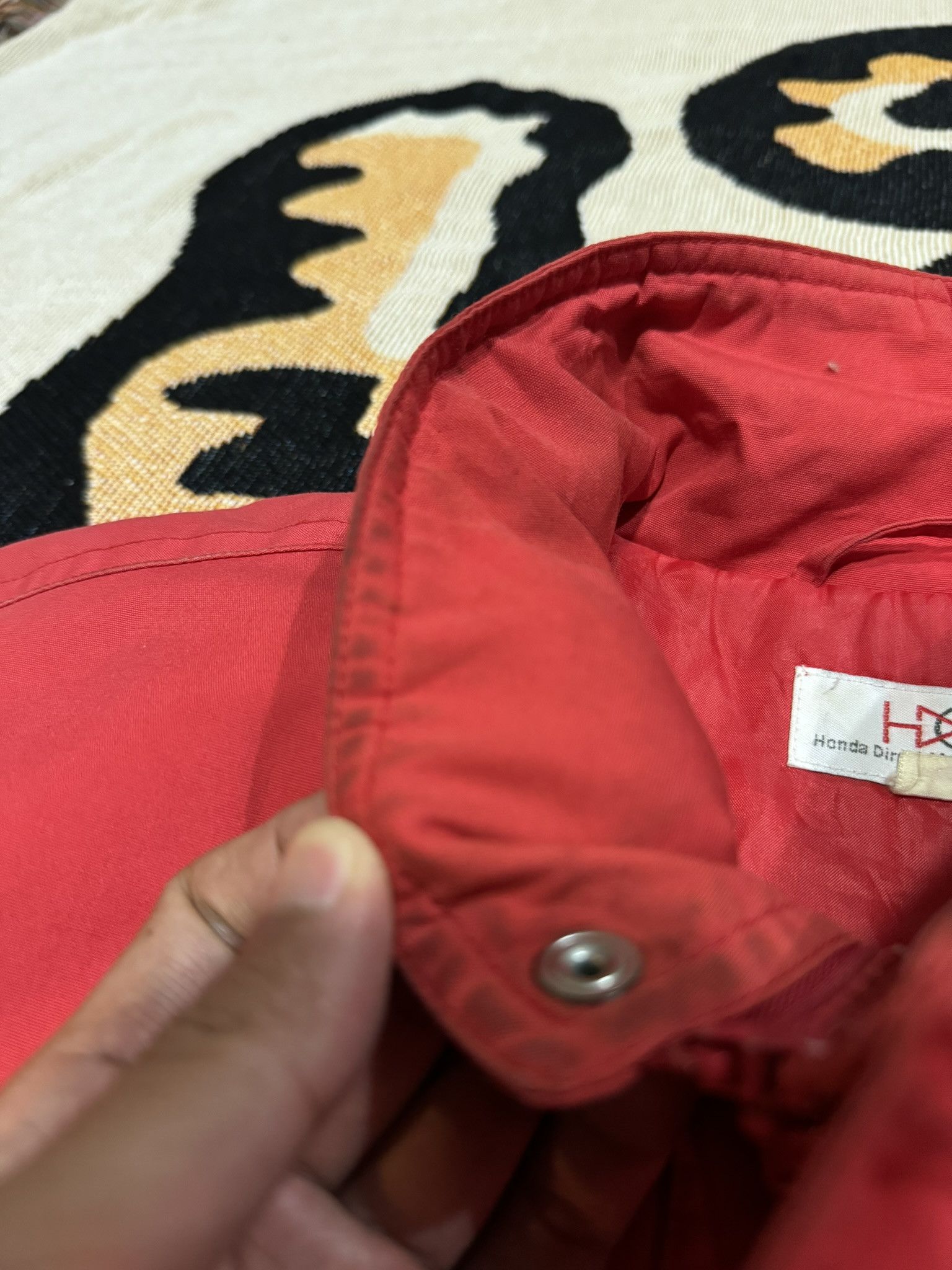 Japanese Brand × Sports Specialties × Vintage Vintage Honda Civic Absolute Bomber Jacket Sun Faded Size US L / EU 52-54 / 3 - 9 Thumbnail