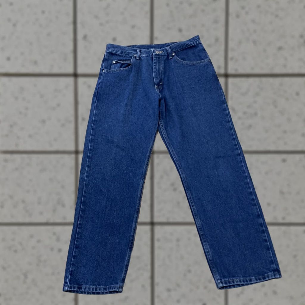 Wrangler VINTAGE Wrangler Jeans Mens 34x29 Blue Classic Straight Western Cowboy Denim 34 976T1DR Size US 34 / EU 50 - 1 Thumbnail