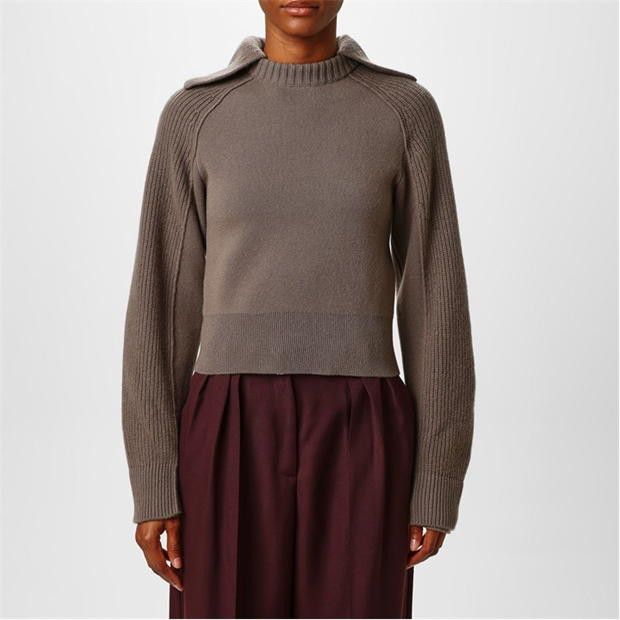 Lanvin o1g2r1mq1024 Sweaters in Brown Size S / US 4 / IT 40 - 3 Thumbnail