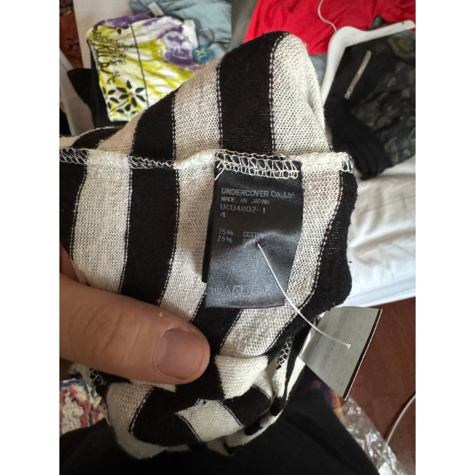 Undercover Striped Knit Shirt Size US L / EU 52-54 / 3 - 5 Thumbnail