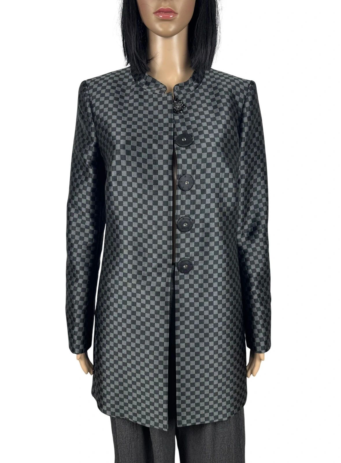 Other Maison Common Munich Damier Coat Polyester Silk size 38 Size M / US 6-8 / IT 42-44 - 10 Thumbnail