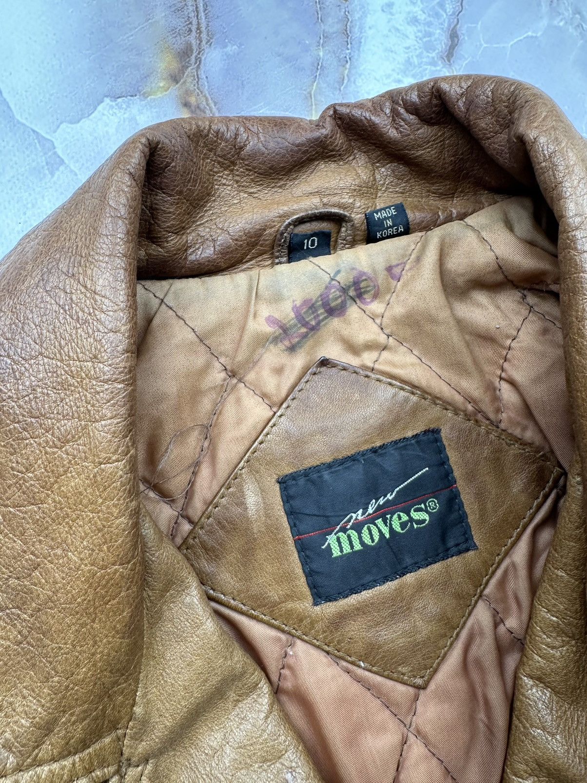 Japanese Brand Vintage Cropped Leather Jacket Size S / US 4 / IT 40 - 3 Thumbnail