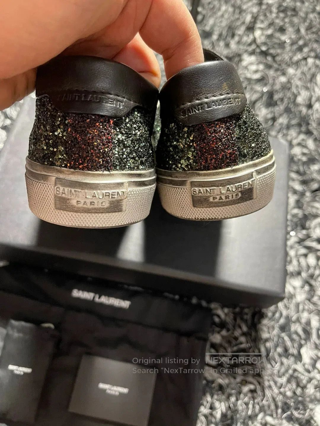 Yves Saint Laurent saint laurent glitter low. Size US 8 / EU 41 - 3 Thumbnail