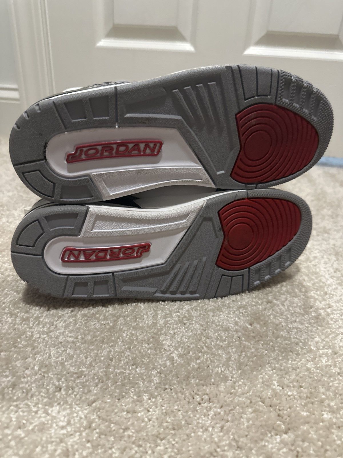 Jordan Brand Air Jordan Spizike White Cement (with polysorb soles) Size US 9.5 / EU 42-43 - 4 Thumbnail