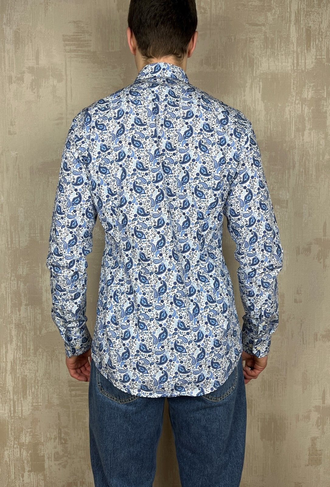 Eton Eton Paisley Formal Long Sleeve Shirt Slim Size US M / EU 48-50 / 2 - 14 Thumbnail