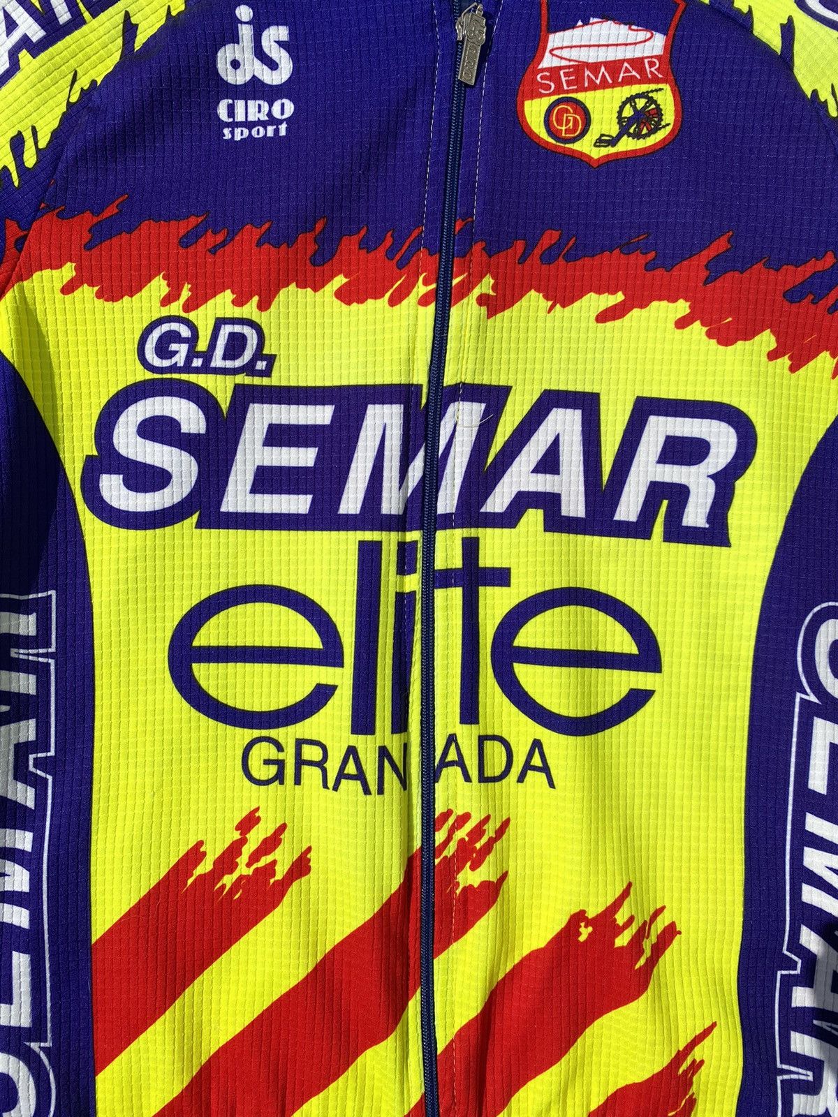 Vintage VINTAGE Spain Semar Elite Cycling Top Size US S / EU 44-46 / 1 - 2 Thumbnail