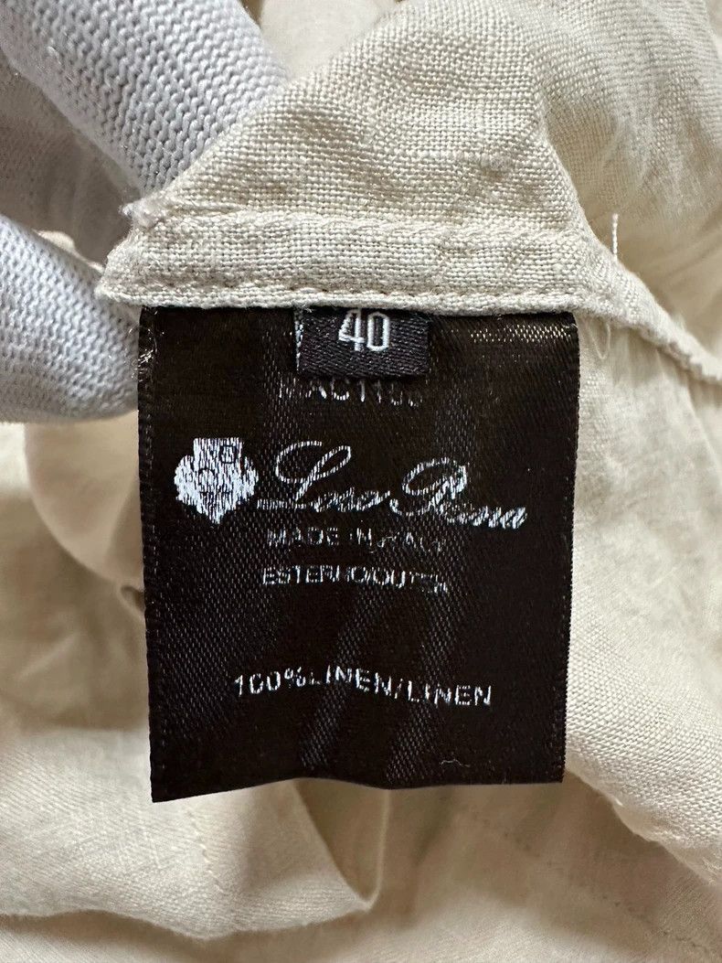 Loro Piana LORO PIANA Sleeveless dress made of linen Size L / US 10 / IT 46 - 4 Thumbnail