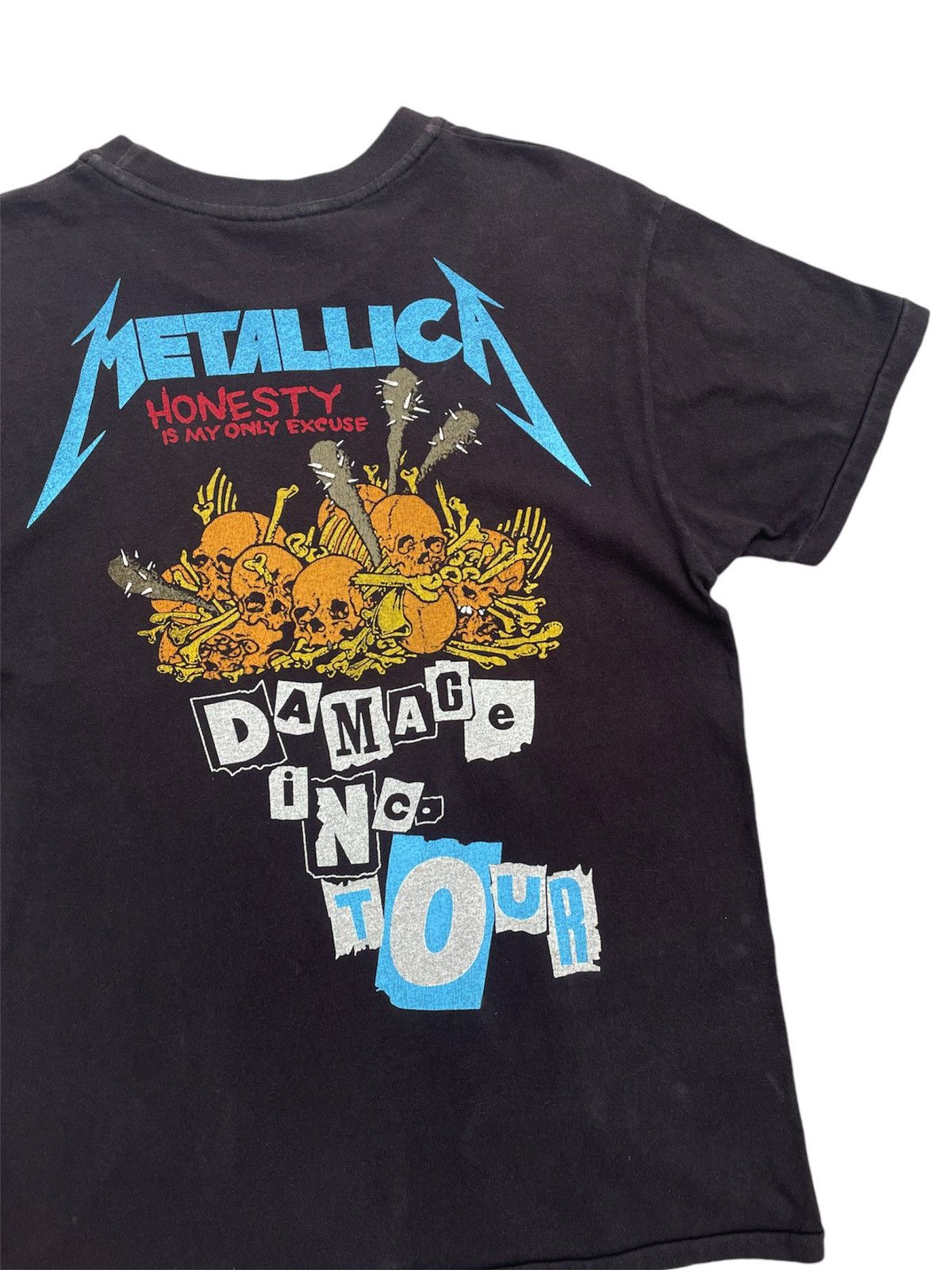 Metallica 1987 Vintage Metalica Damage Inc Tour Shirt Size US M / EU 48-50 / 2 - 6 Thumbnail