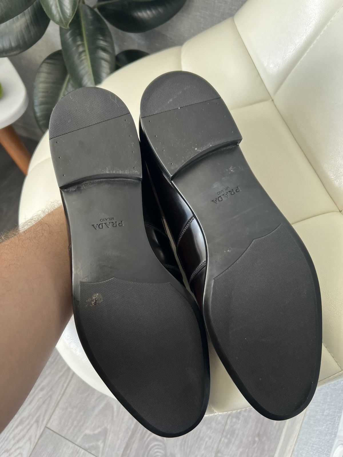 Prada Prada Brown Polished Leather Penny Loafers Men’s Size 11 Size US 12 / EU 45 - 19 Thumbnail
