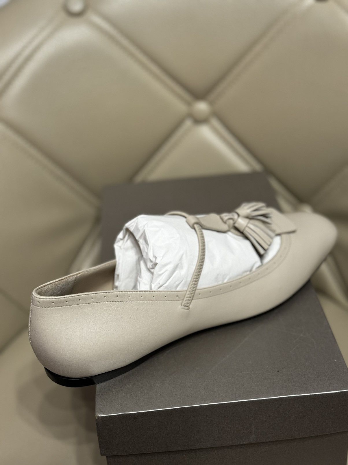 Giorgio Armani GIORGIO ARMANI Leather ballet flats Size US 8.5 / IT 38.5 - 8 Thumbnail