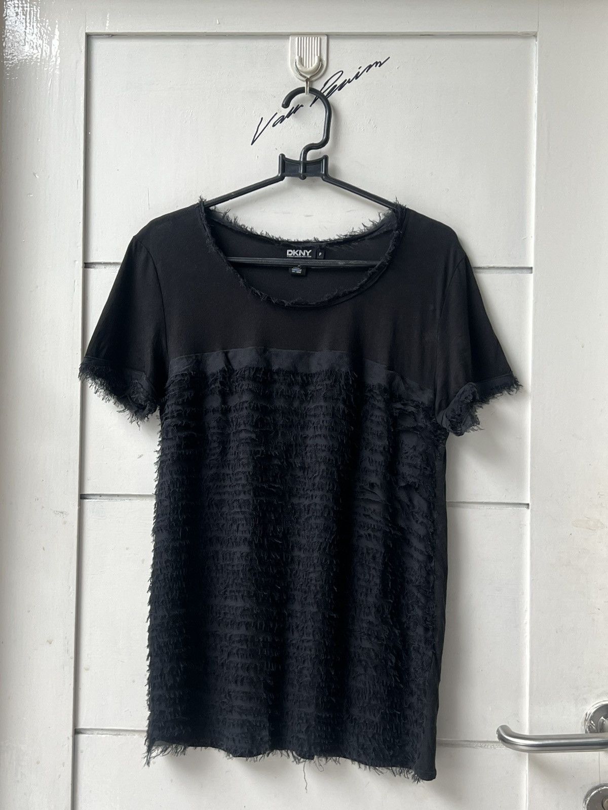 DKNY DKNY Black T-shirt Size US XS / EU 42 / 0 - 1 Thumbnail