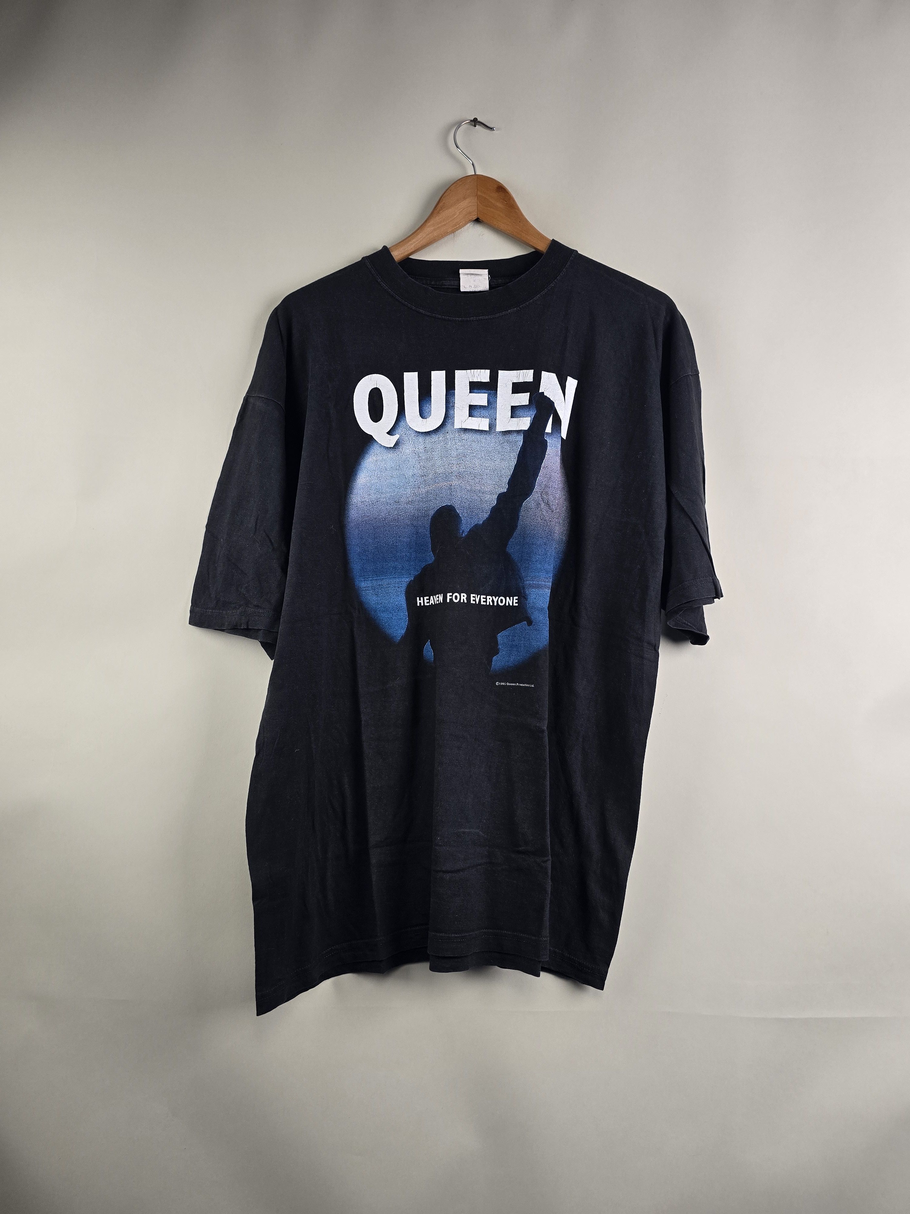 Band Tees × Vintage 90s Queen Freddie Mercury Heaven for everyone XL 23" 30" Size US XL / EU 56 / 4 - 6 Thumbnail