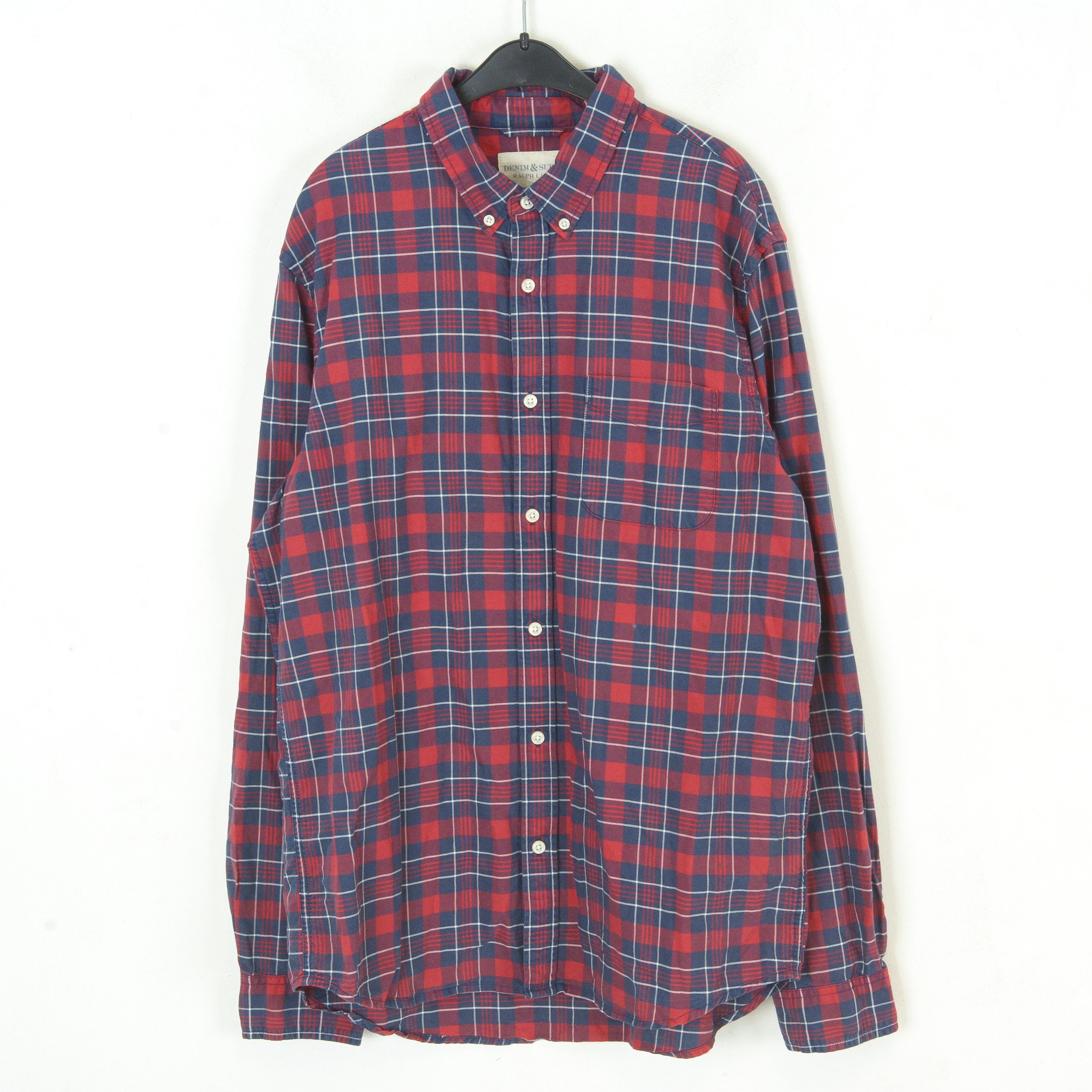 Polo Ralph Lauren Men's L Check Pattern Shirt Button Casual Long Sleeve Size US L / EU 52-54 / 3 - 1 Thumbnail