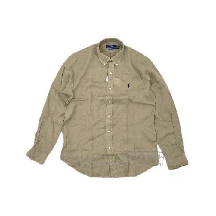 Polo Ralph Lauren Polo Ralph Lauren Pony Logo Linen Long Sleeve Shirt. Size US M / EU 48-50 / 2 - 2 Thumbnail