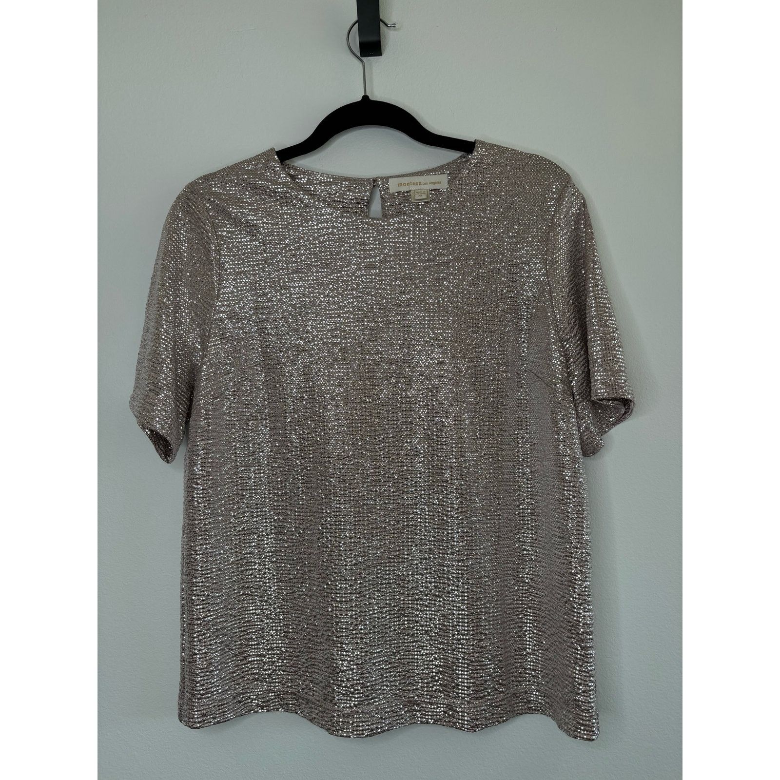 Anthropologie Metalic Monteau Blouse XL Size XL / US 12-14 / IT 48-50 - 1 Thumbnail