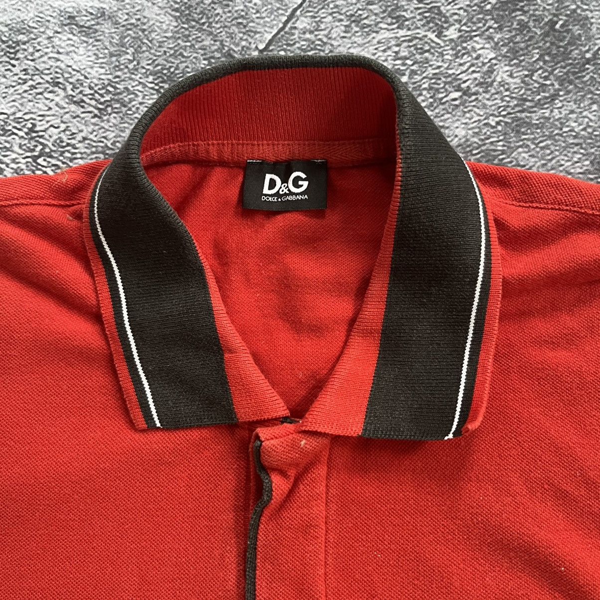 Dolce & Gabbana Women’s Red Polo Shirt Dolce & Gabbana Size 50 Size XL / US 12-14 / IT 48-50 - 4 Thumbnail