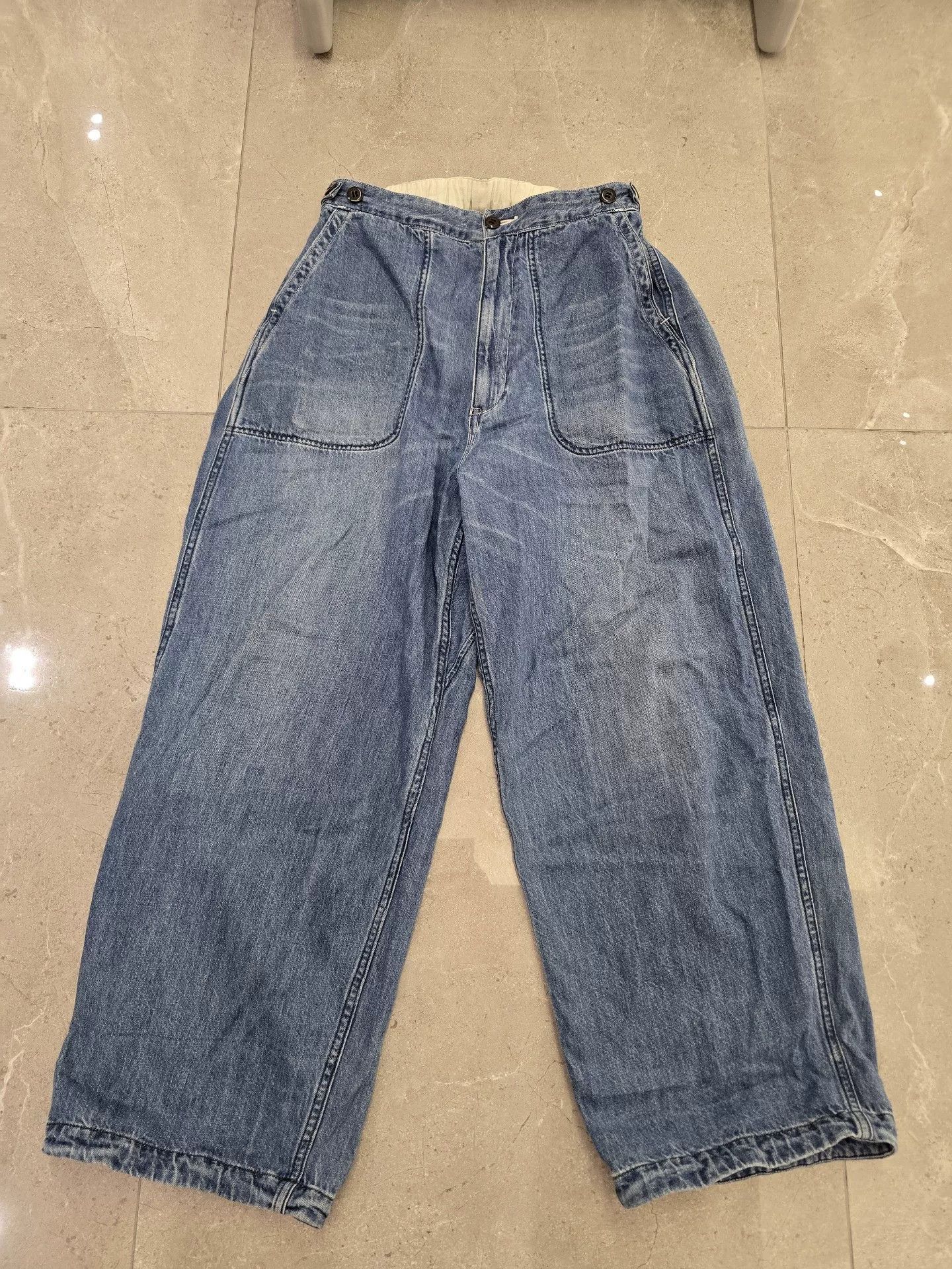Nanamica nanamica SUCS411 Denim Cargo Pants 30 Size US 30 / EU 46 - 1 Thumbnail