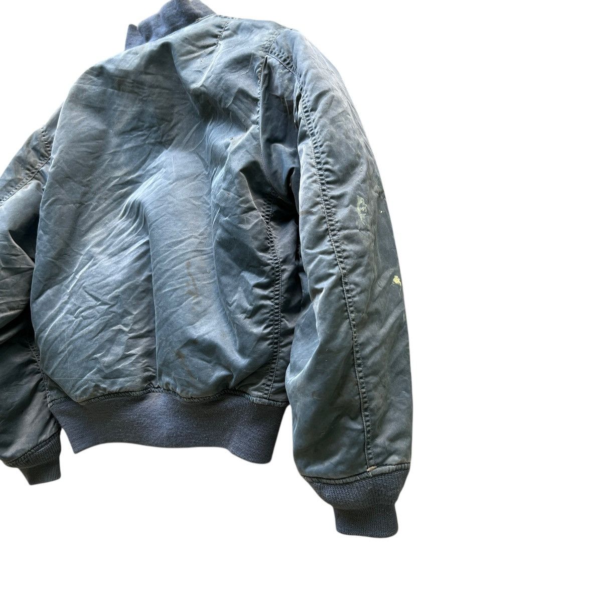 Japanese Brand 🔥 VINTAGE RIOT RIOT OILED PAIN SPLASH MA 1 BOMBER JACKET Size US M / EU 48-50 / 2 - 9 Thumbnail