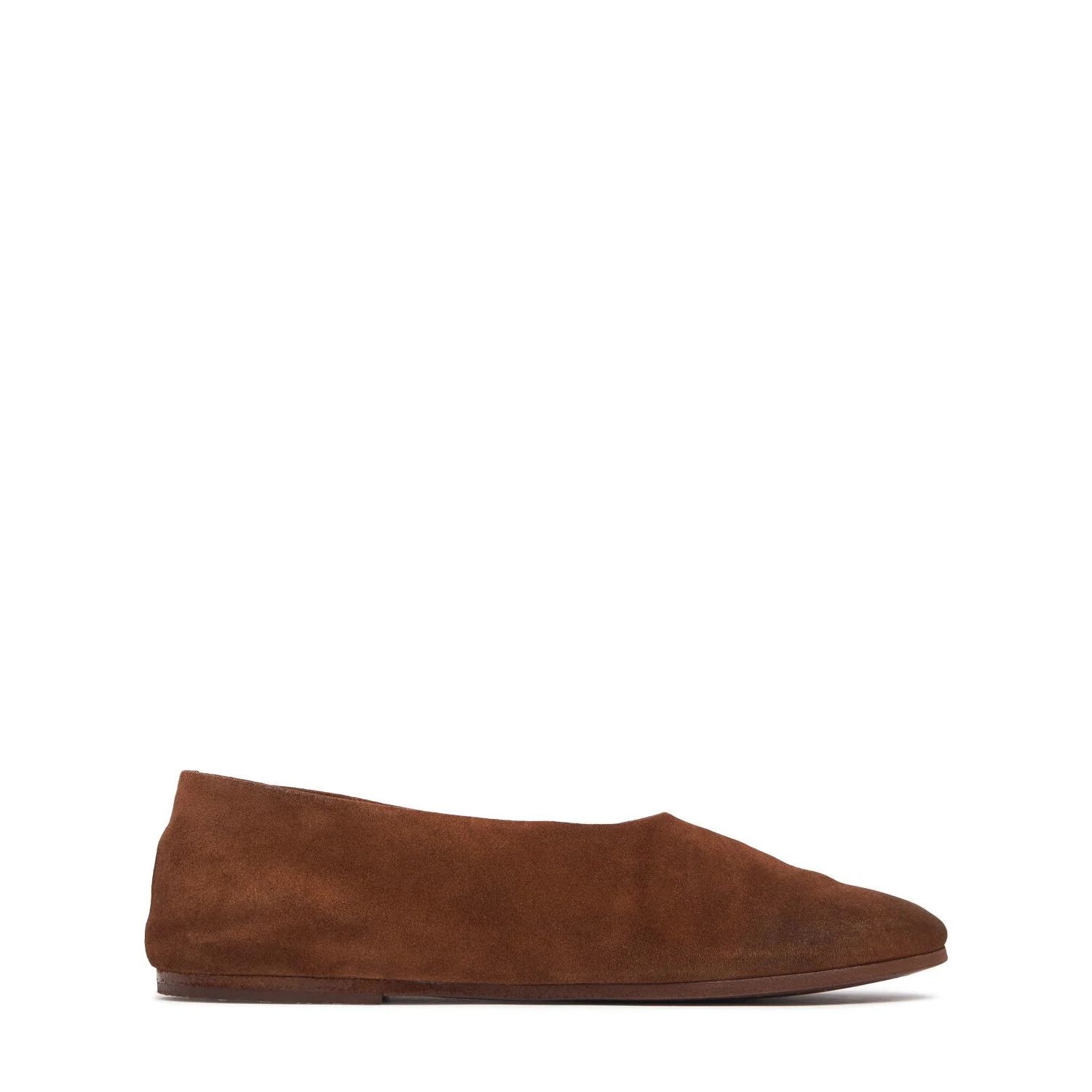 MARSELL Coltellaccio Basalt Suede Ballerinas New And Authent
