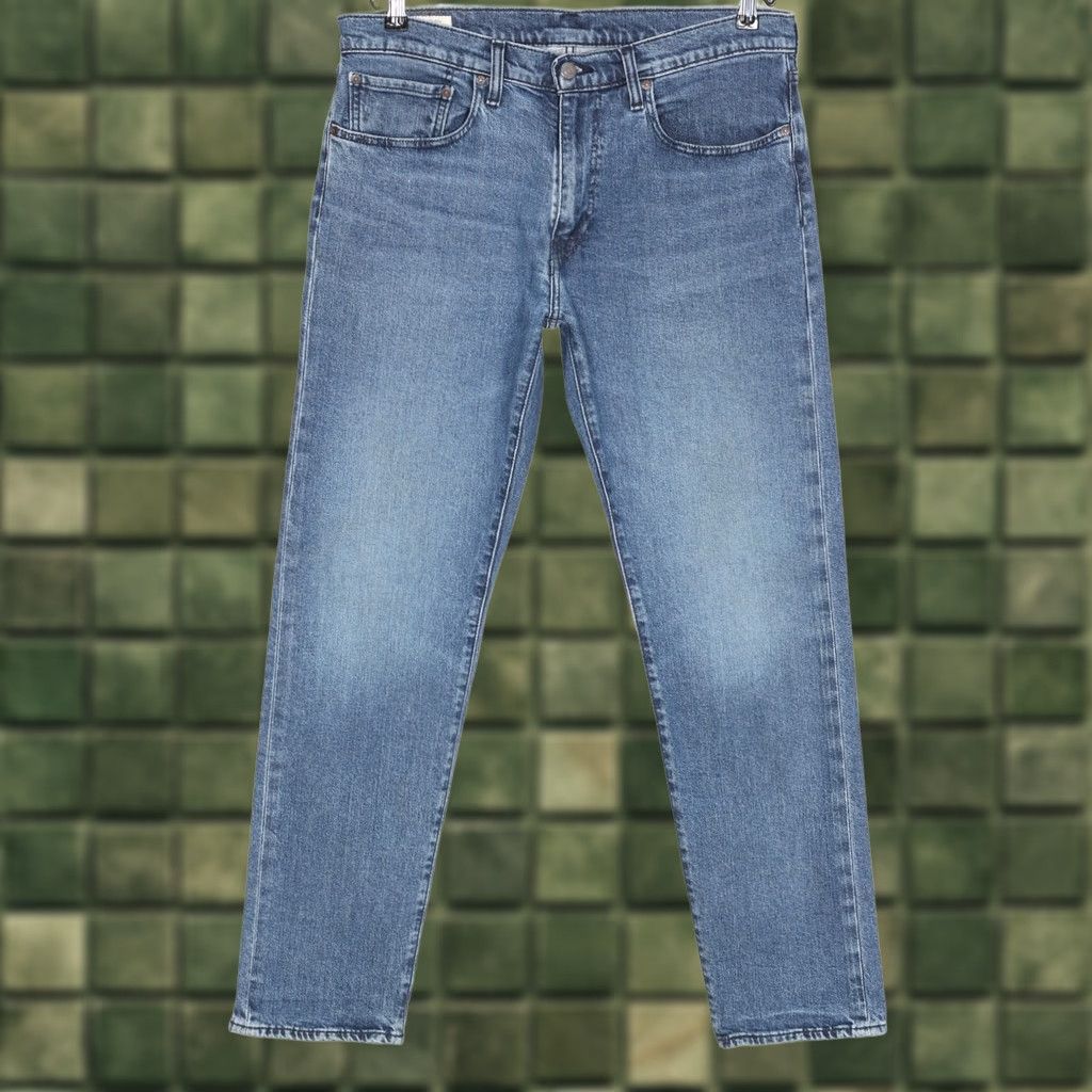 Levi's LEVI’S 502 Tapered Jeans Men 34x30 34x32 Premium Big E Stretch Denim Blue Regular Zip 5-Pocket Size US 34 / EU 50 - 1 Thumbnail