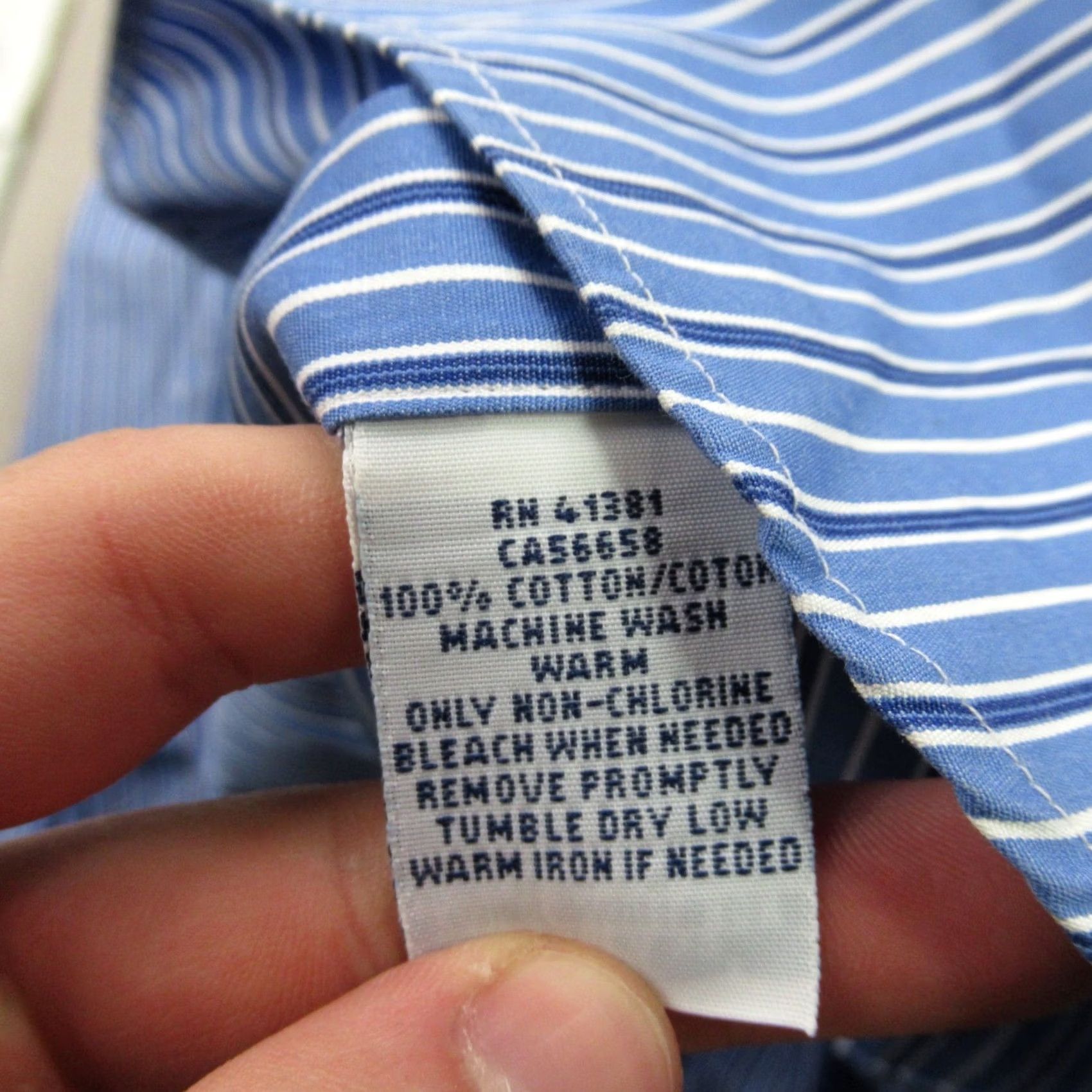 Polo Ralph Lauren Polo Ralph Lauren Shirt Mens Blue Long Sleeve Button Up 16.5 Large Casual Knitted 100% Cotton 4 Seasons Regular Fit Size US L / EU 52-54 / 3 - 5 Thumbnail